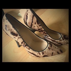 Snow Tiger Print Heels